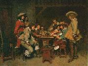 Jean-Louis-Ernest Meissonier A Game of Piquet, Germany oil painting artist